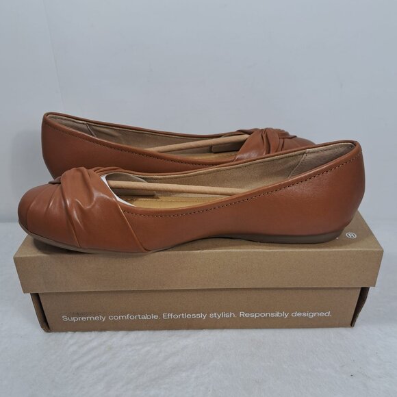 Earth Women's Basic Slip-On‎ Jacci Ballet Flats Brown Size 11M - Picture 5 of 13